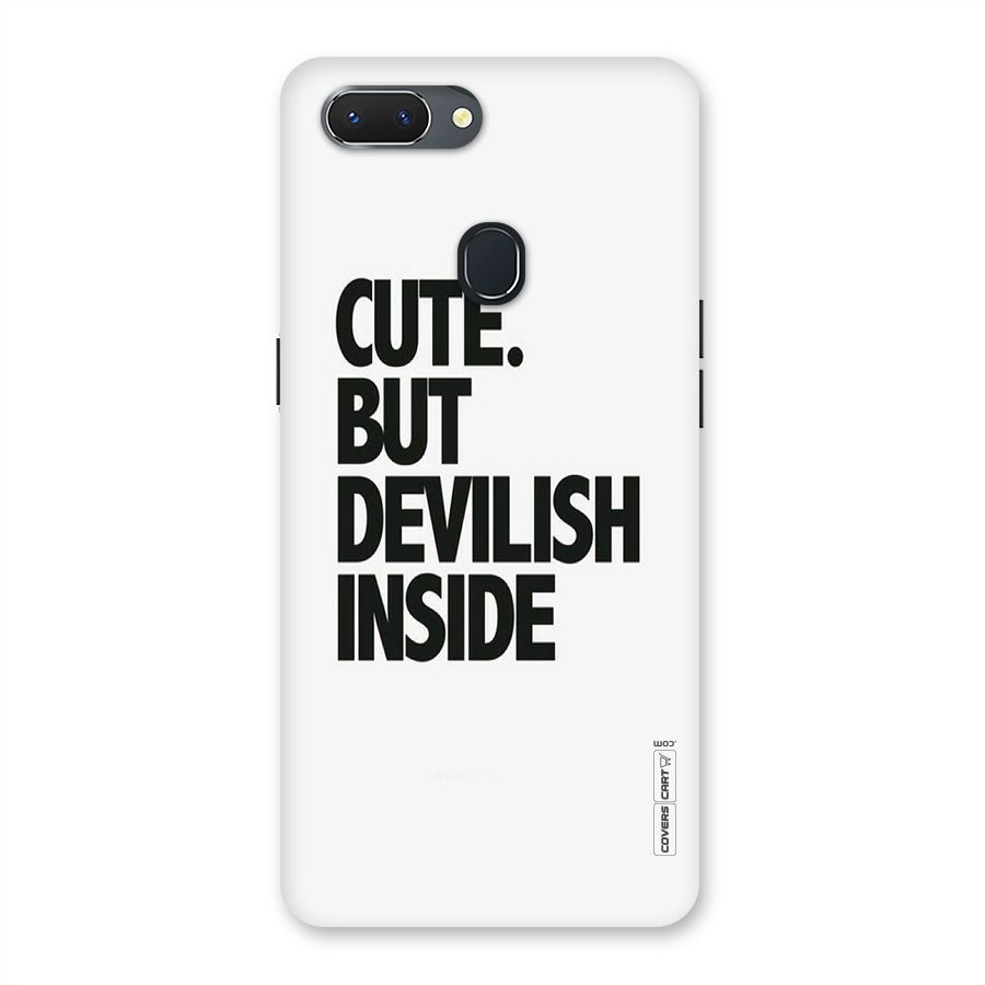 Cute But Devil Back Case for Oppo Realme 2