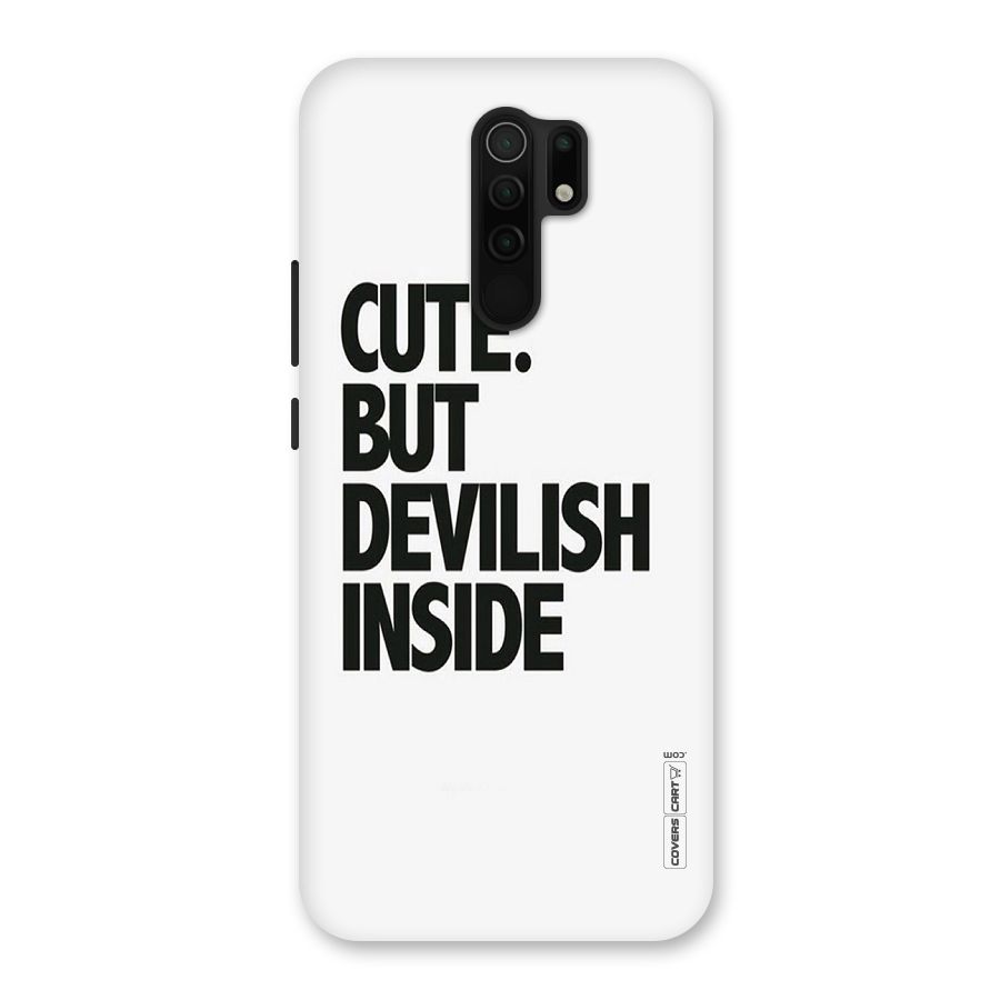 Cute But Devil Back Case for Poco M2