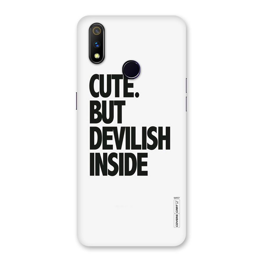 Cute But Devil Back Case for Realme 3 Pro