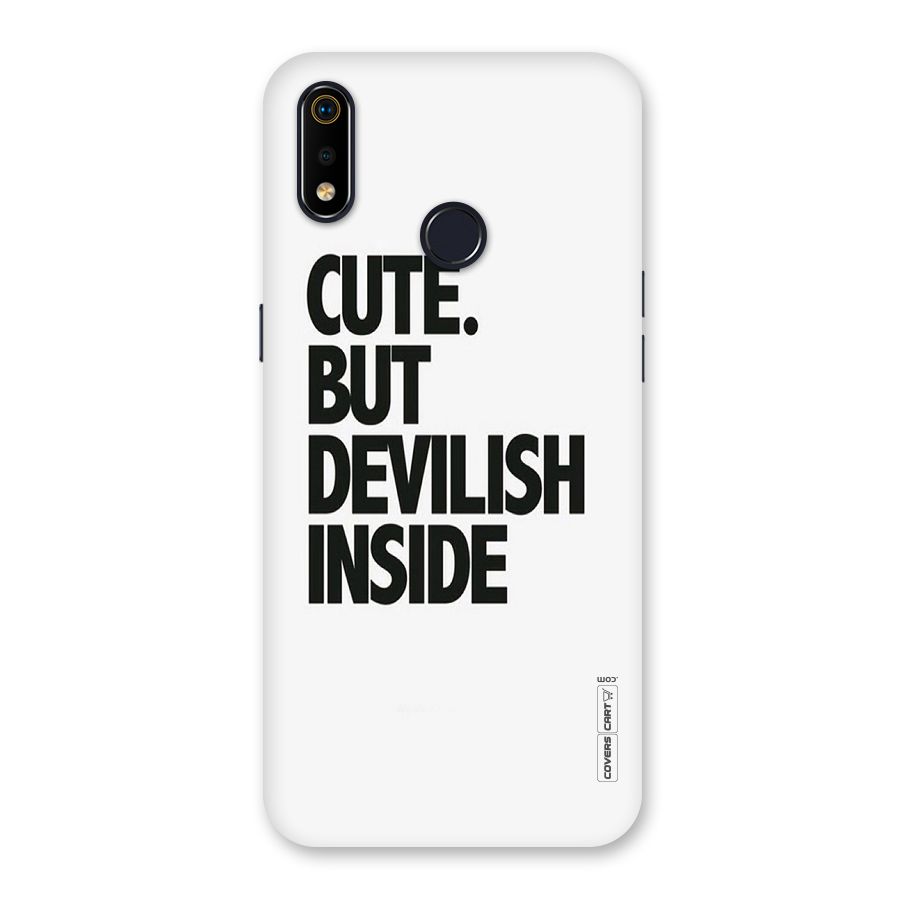 Cute But Devil Back Case for Realme 3i