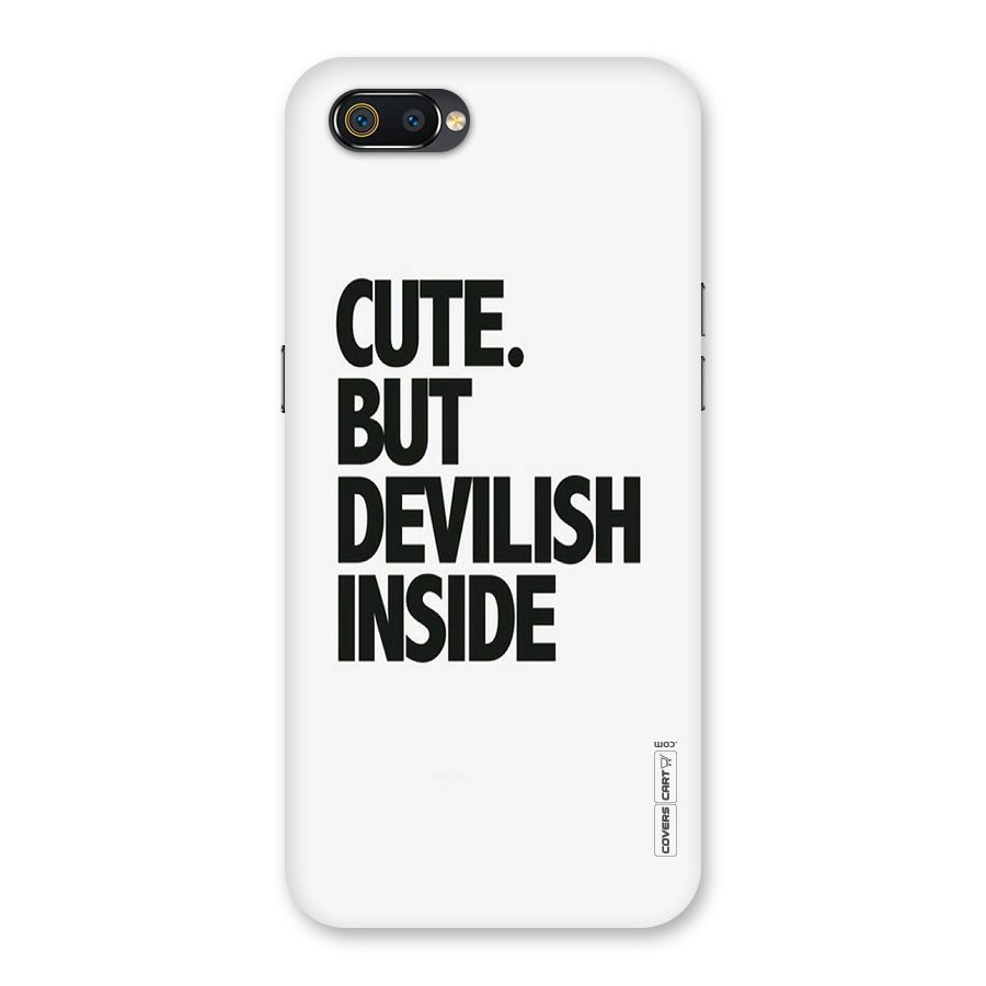 Cute But Devil Back Case for Realme C2