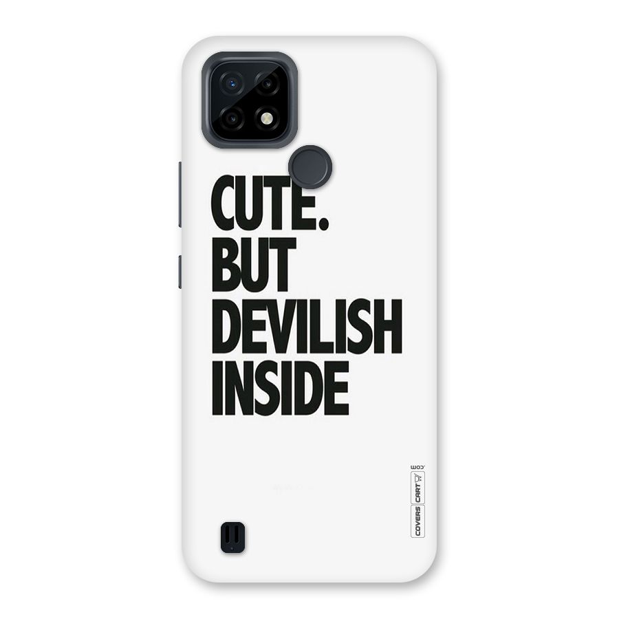 Cute But Devil Back Case for Realme C21