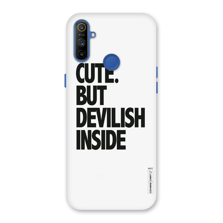 Cute But Devil Back Case for Realme Narzo 10A