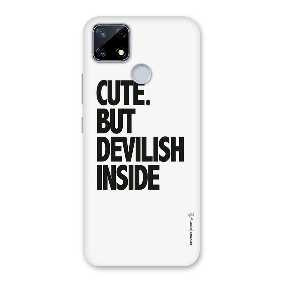 Cute But Devil Back Case for Realme Narzo 20