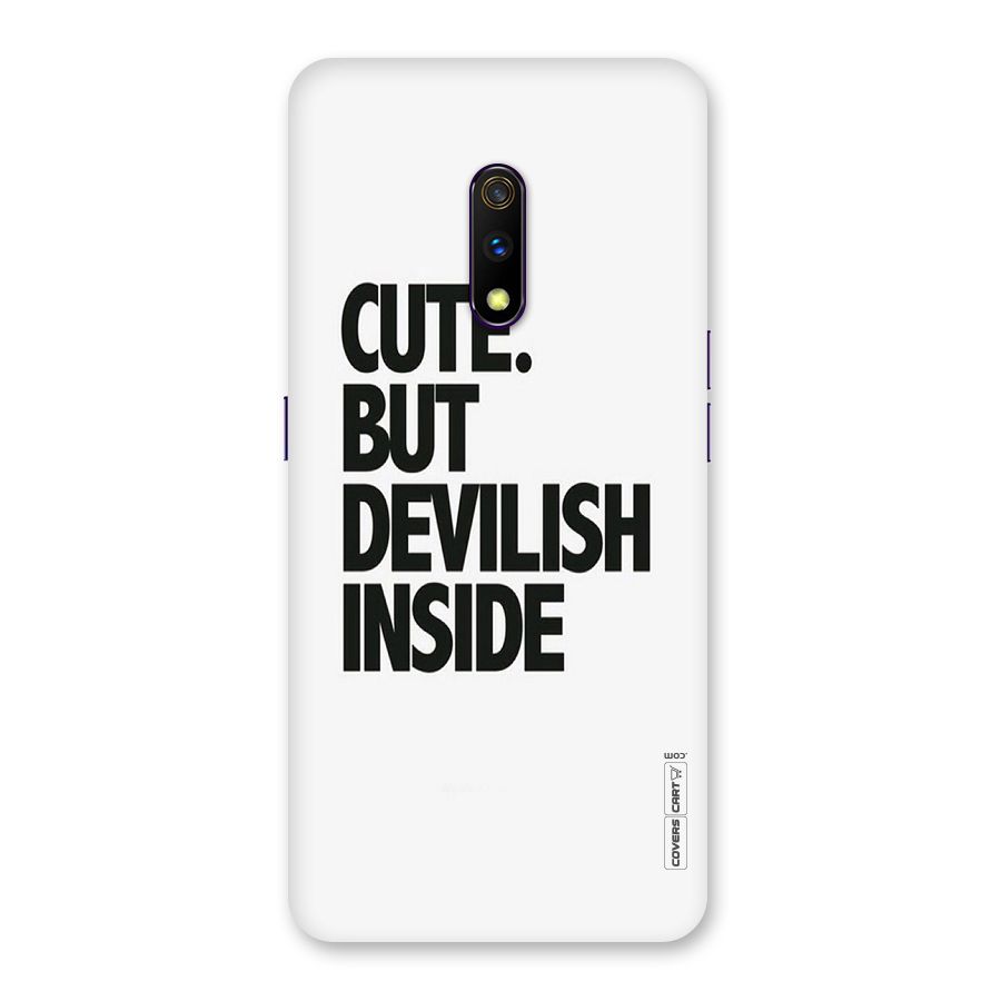Cute But Devil Back Case for Realme X