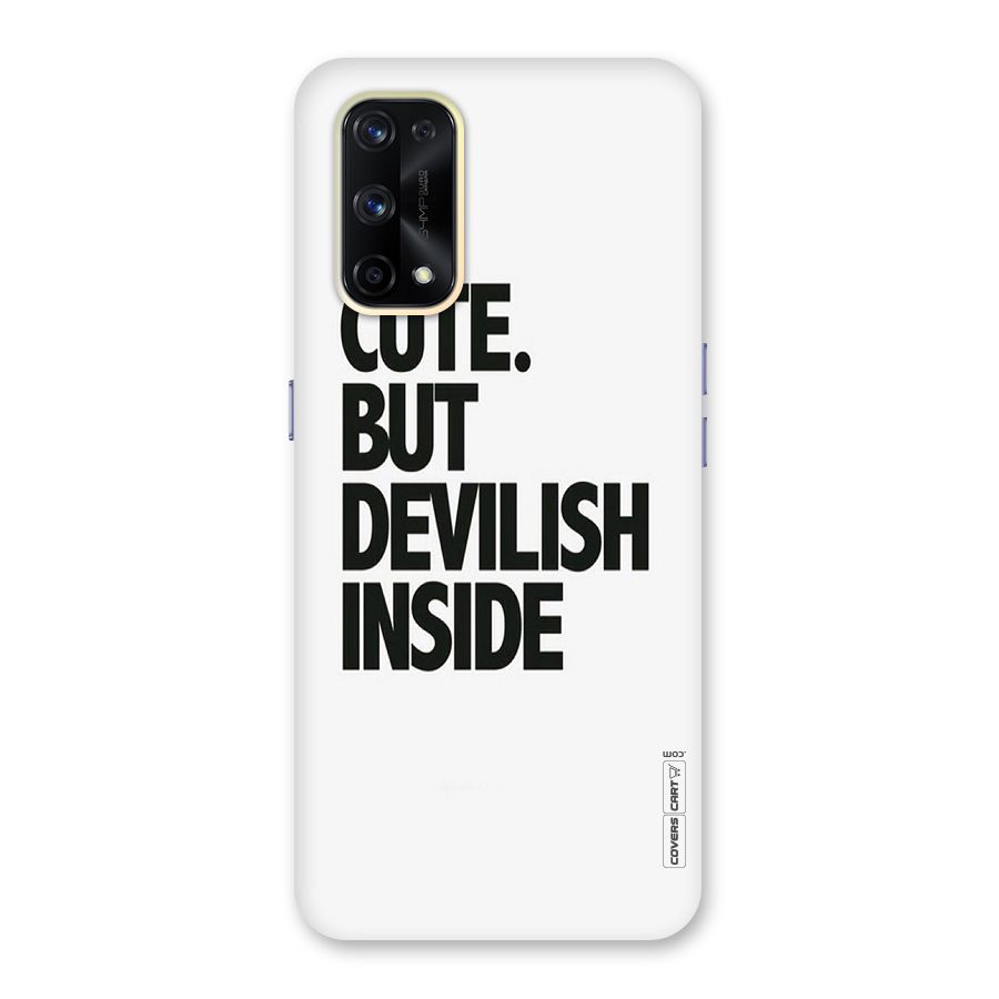 Cute But Devil Glass Back Case for Realme X7 Pro