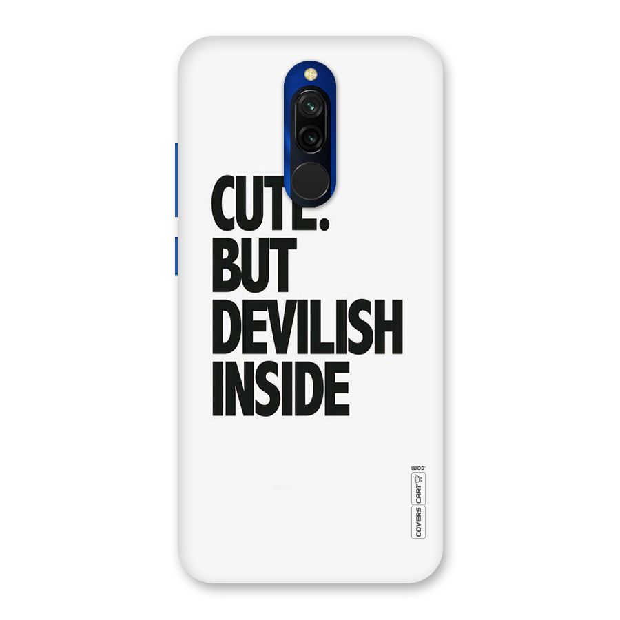 Cute But Devil Back Case for Redmi 8