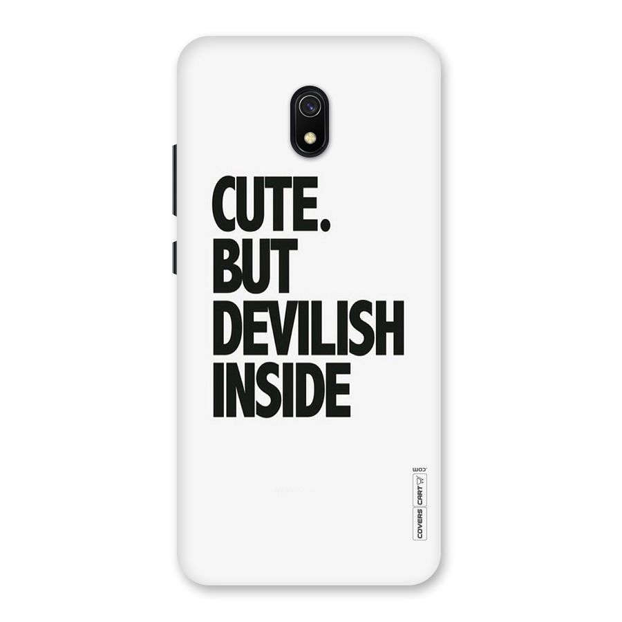Cute But Devil Back Case for Redmi 8A