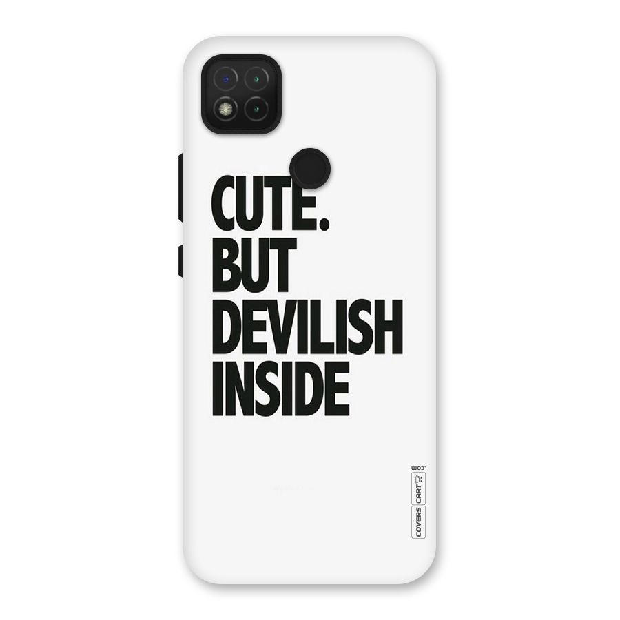 Cute But Devil Back Case for Redmi 9