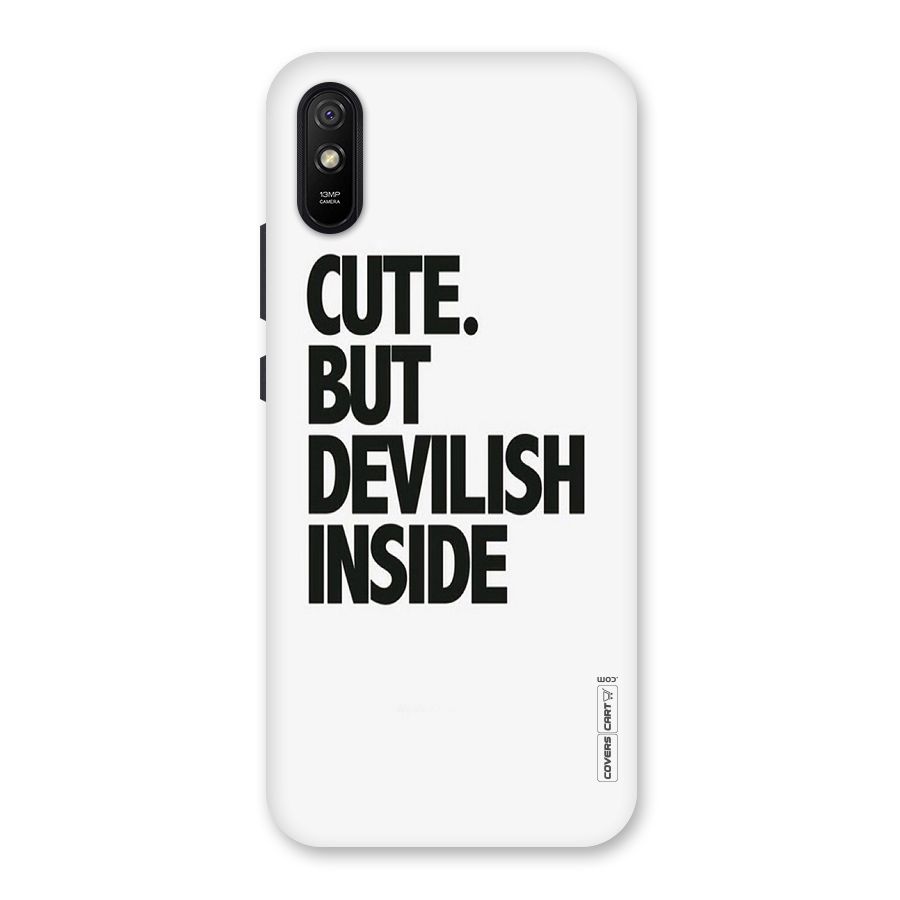 Cute But Devil Back Case for Redmi 9A