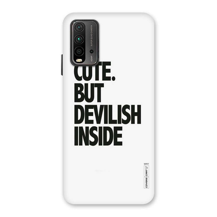 Cute But Devil Back Case for Redmi 9 Power