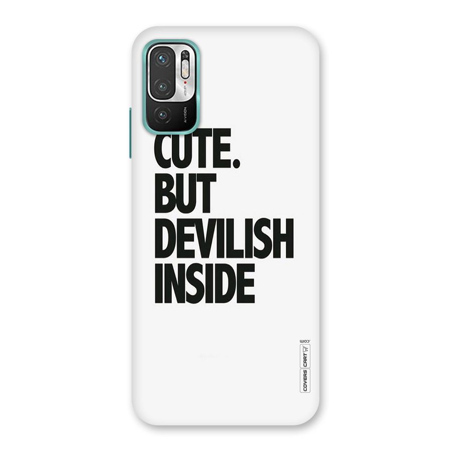 Cute But Devil Back Case for Redmi Note 10T 5G