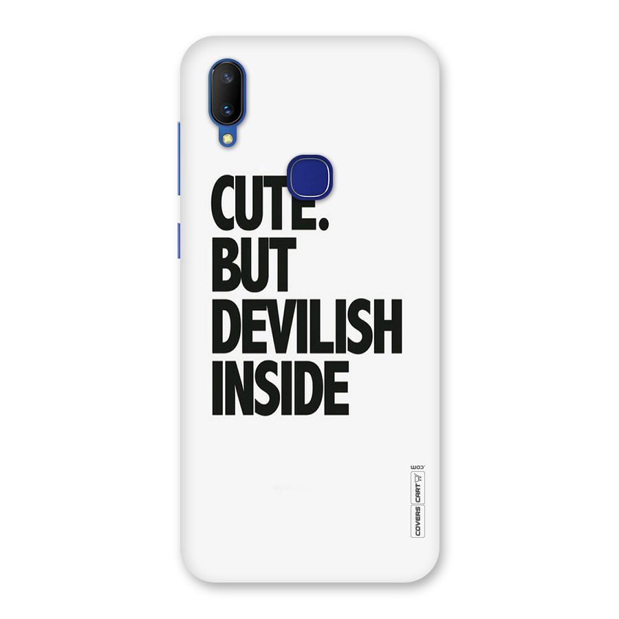 Cute But Devil Back Case for Vivo V11