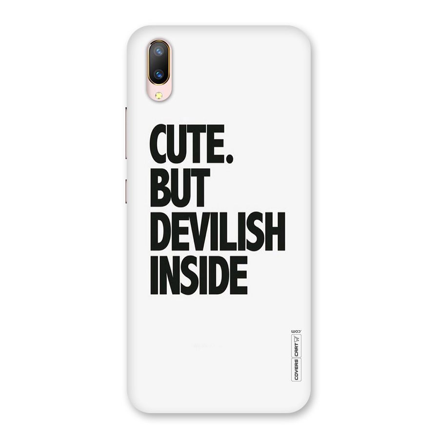 Cute But Devil Back Case for Vivo V11 Pro