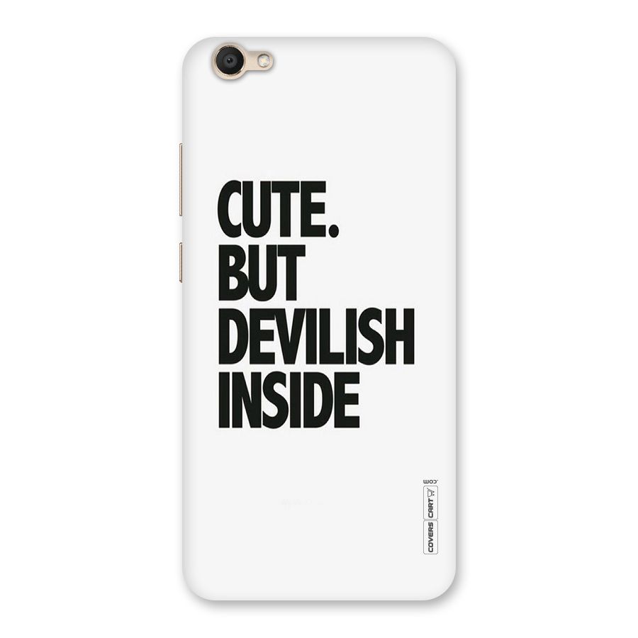 Cute But Devil Back Case for Vivo V5s