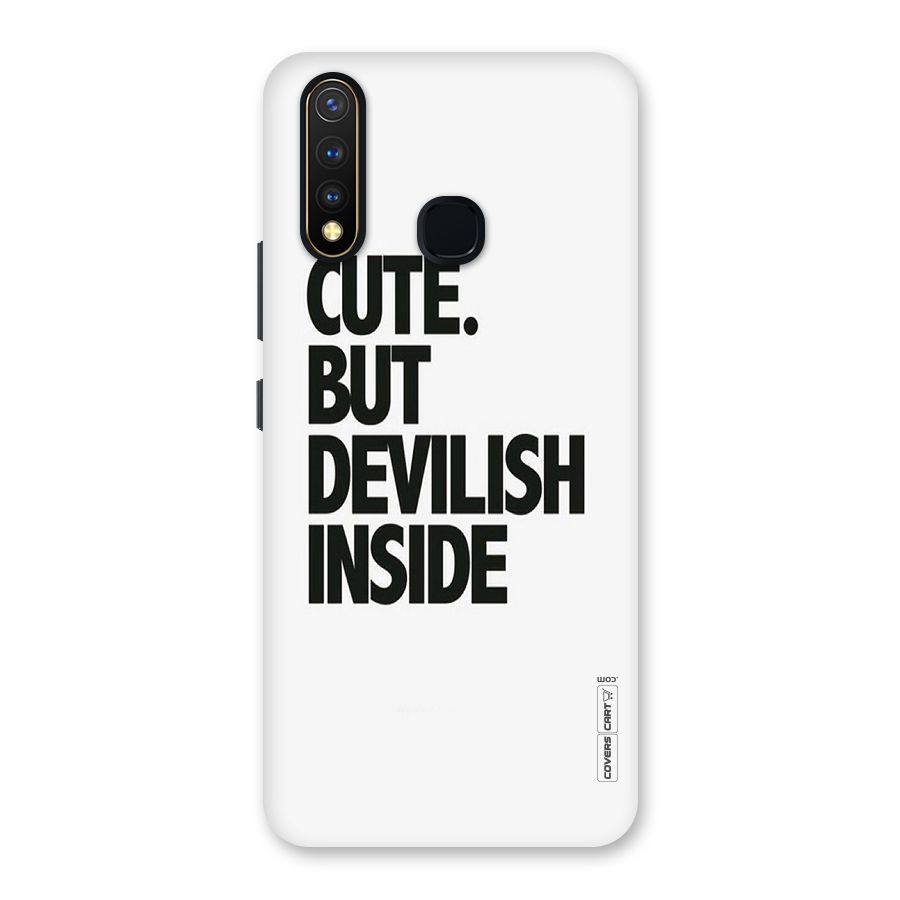 Cute But Devil Back Case for Vivo Y19