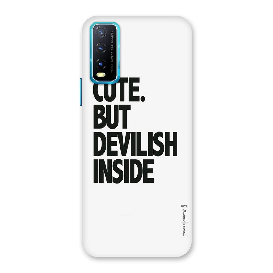Cute But Devil Back Case for Vivo Y20