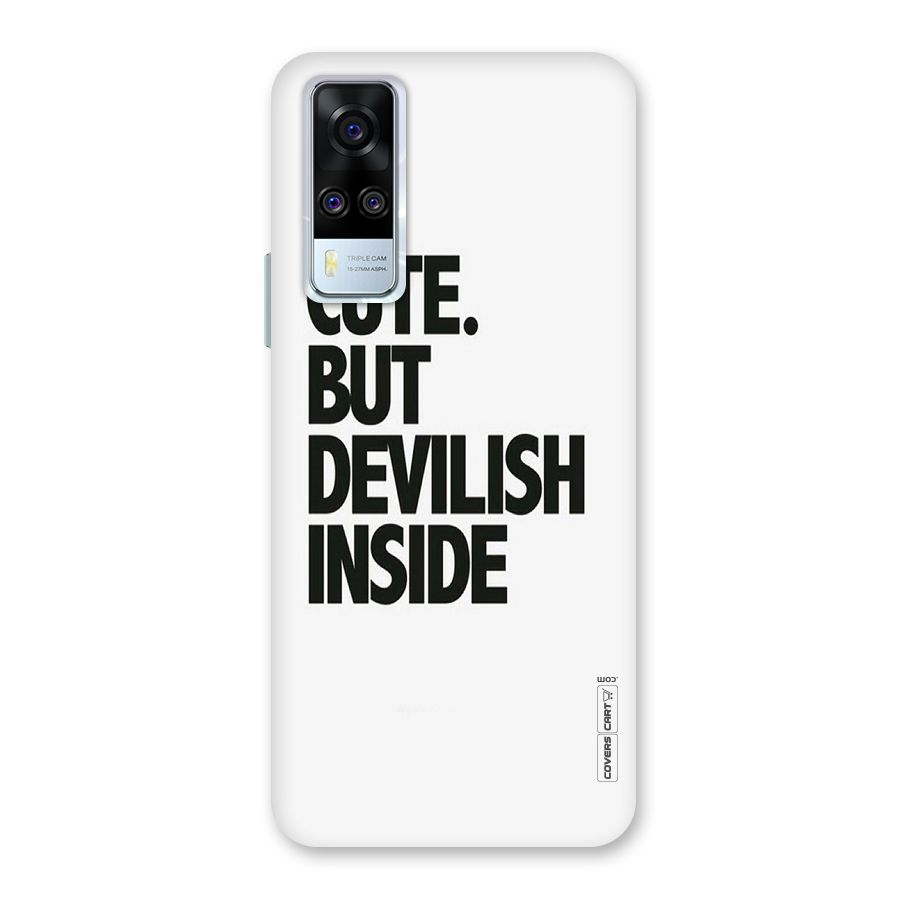 Cute But Devil Back Case for Vivo Y31