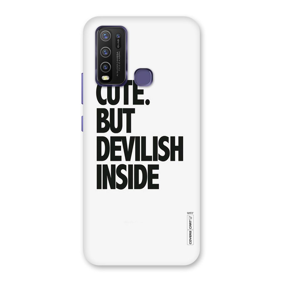 Cute But Devil Back Case for Vivo Y50