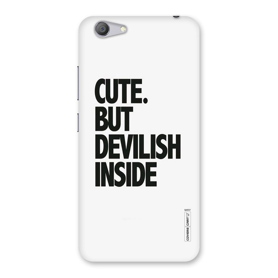 Cute But Devil Back Case for Vivo Y53