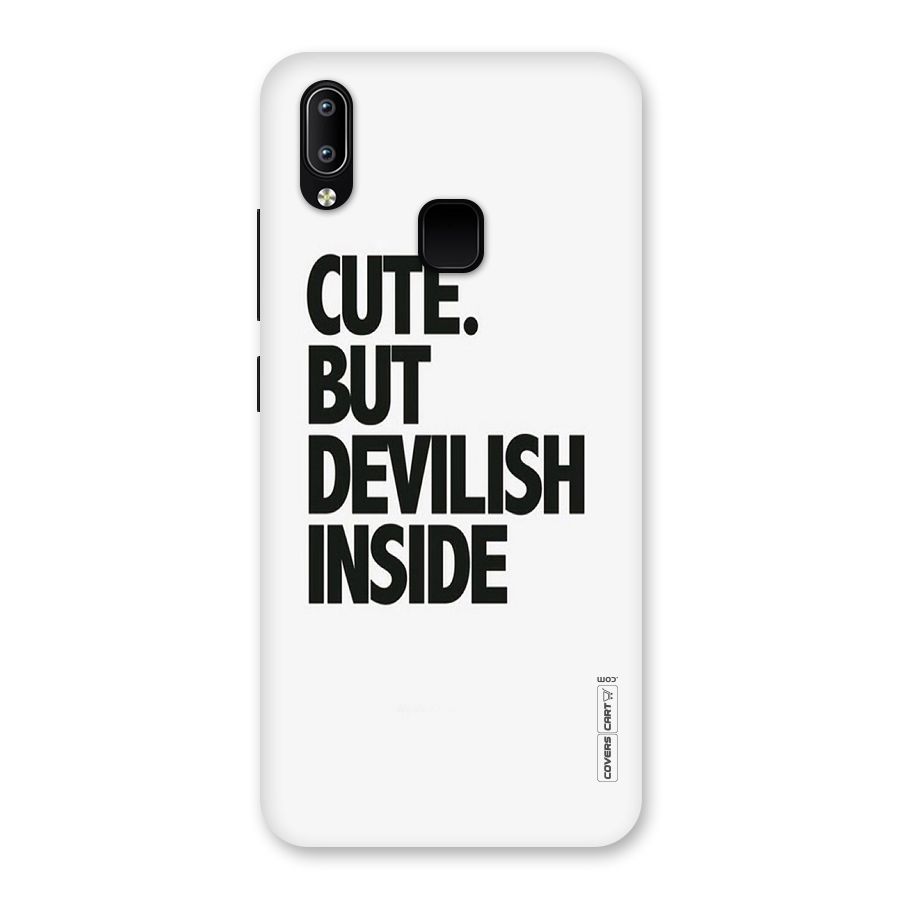 Cute But Devil Back Case for Vivo Y93