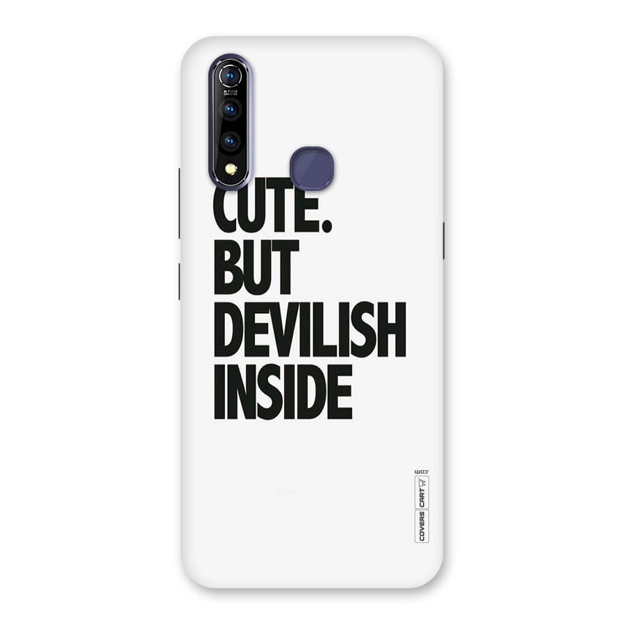 Cute But Devil Back Case for Vivo Z1 Pro