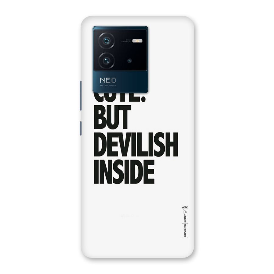 Cute But Devil Back Case for Vivo iQOO Neo 6 5G