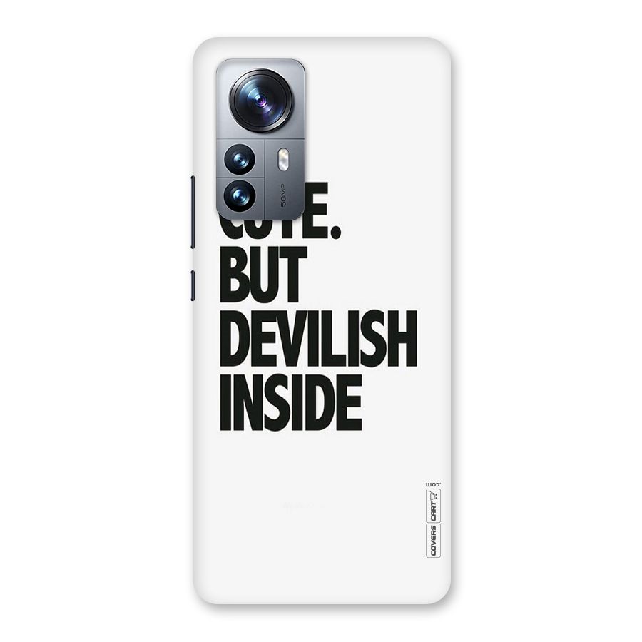 Cute But Devil Back Case for Xiaomi 12 Pro