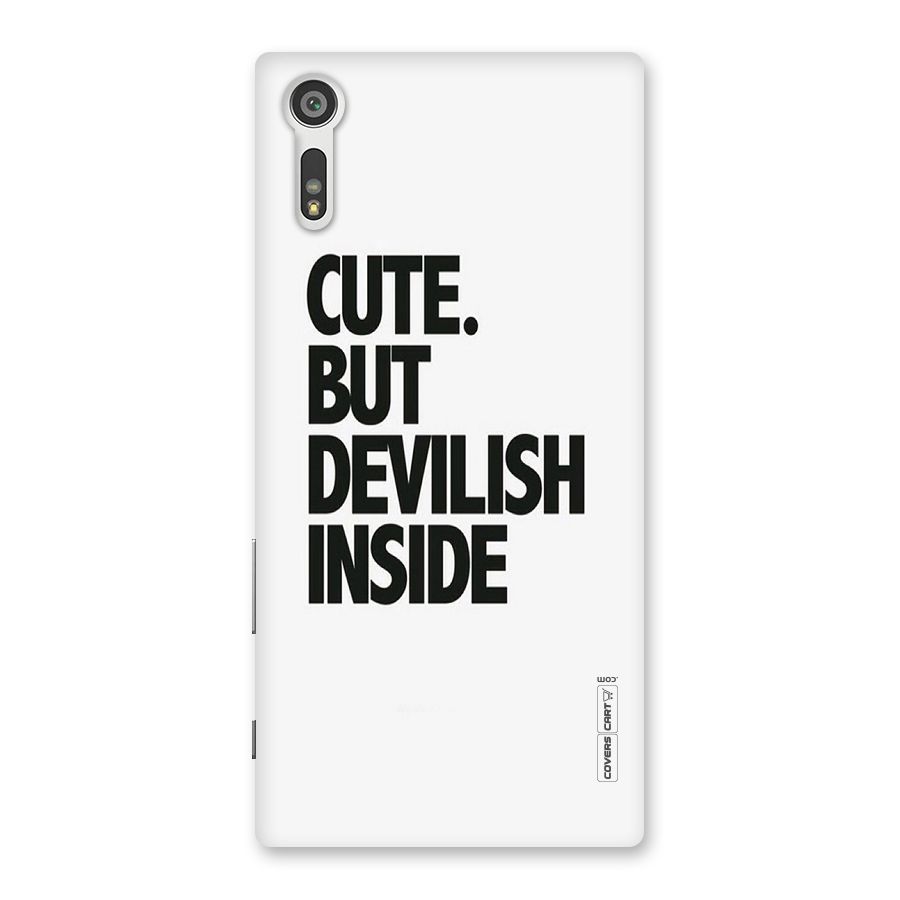 Cute But Devil Back Case for Xperia XZ