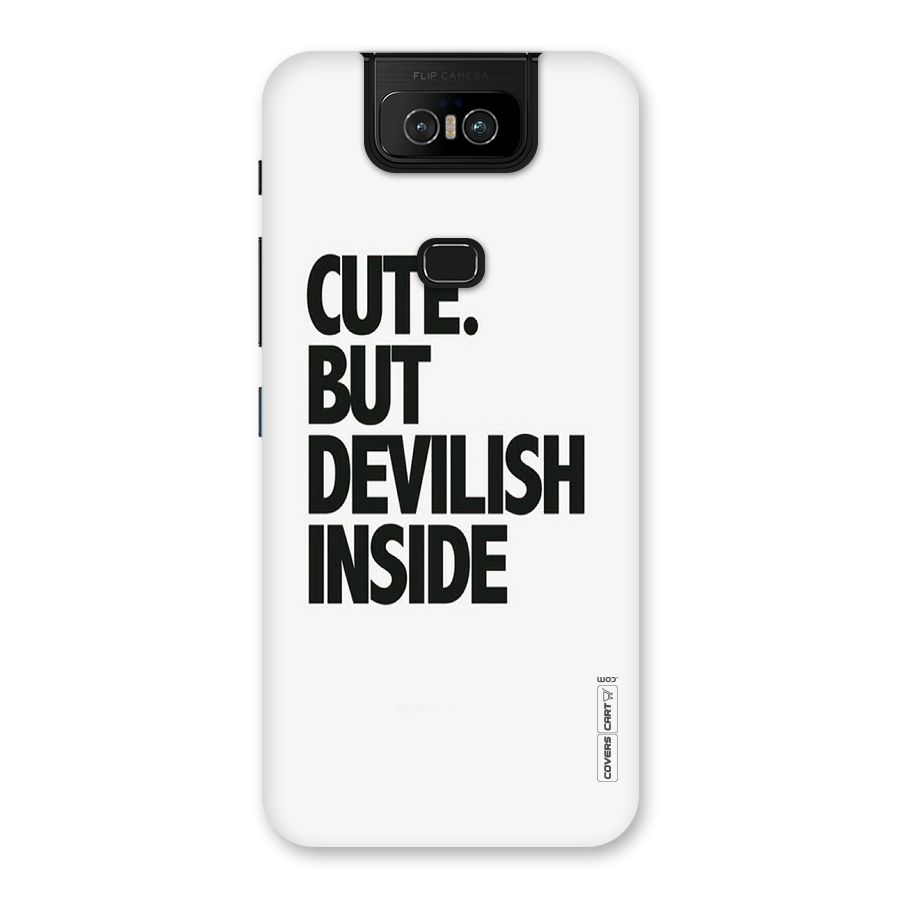 Cute But Devil Back Case for Zenfone 6z