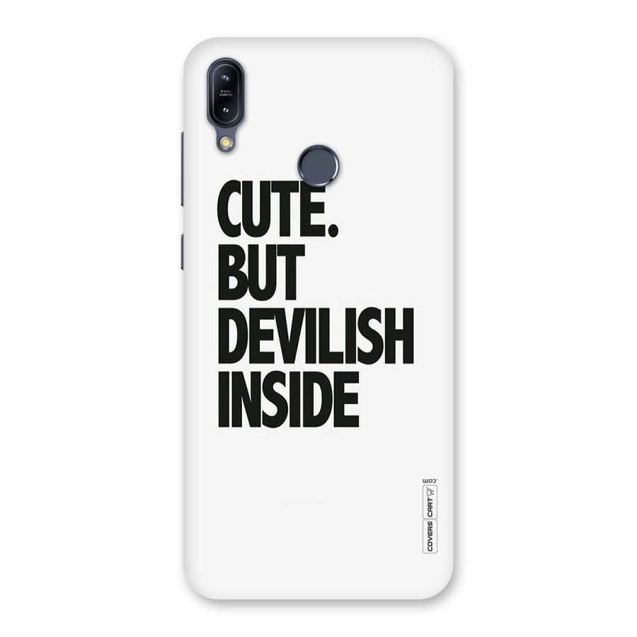Cute But Devil Back Case for Zenfone Max M2