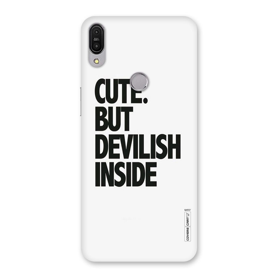 Cute But Devil Back Case for Zenfone Max Pro M1