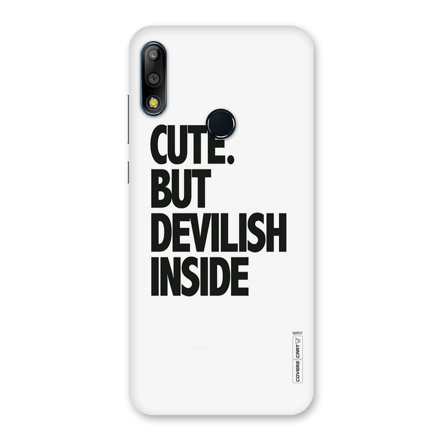 Cute But Devil Back Case for Zenfone Max Pro M2