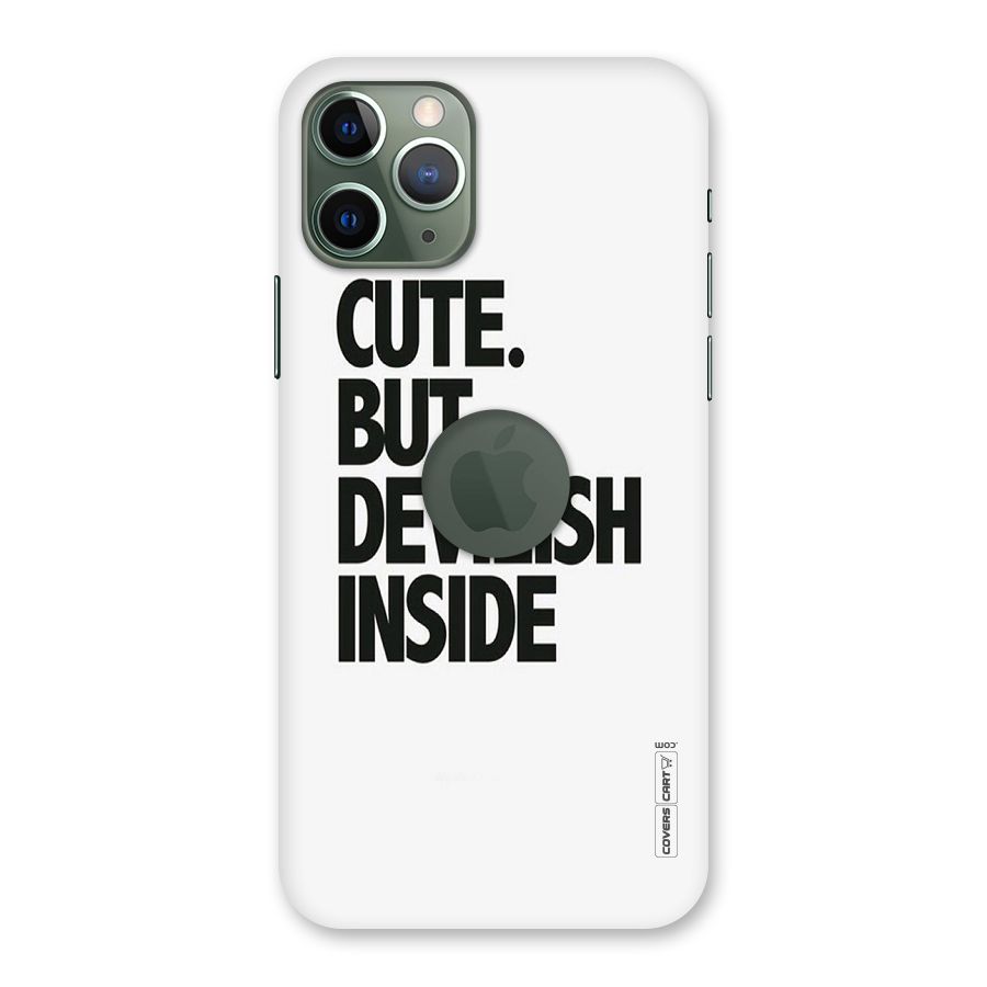 Cute But Devil Back Case for iPhone 11 Pro Logo  Cut