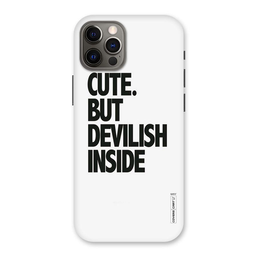 Cute But Devil Back Case for iPhone 12 Pro