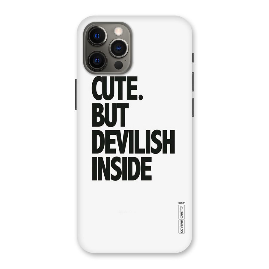 Cute But Devil Back Case for iPhone 12 Pro Max