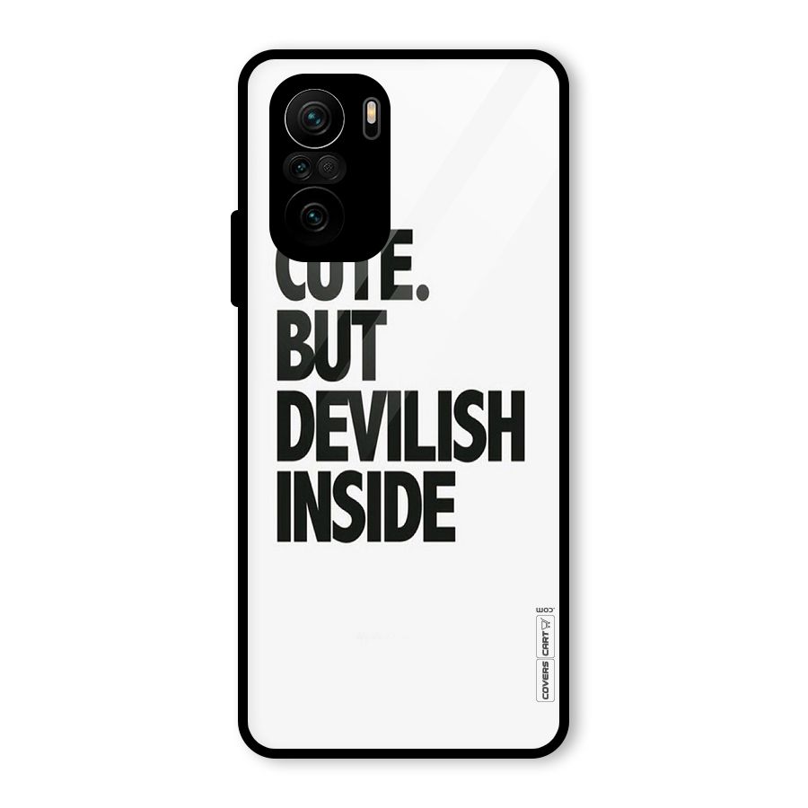 Cute But Devil Glass Back Case for Mi 11X Pro