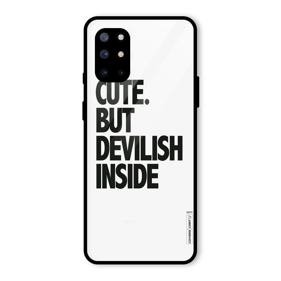 Cute But Devil Glass Back Case for OnePlus 8T