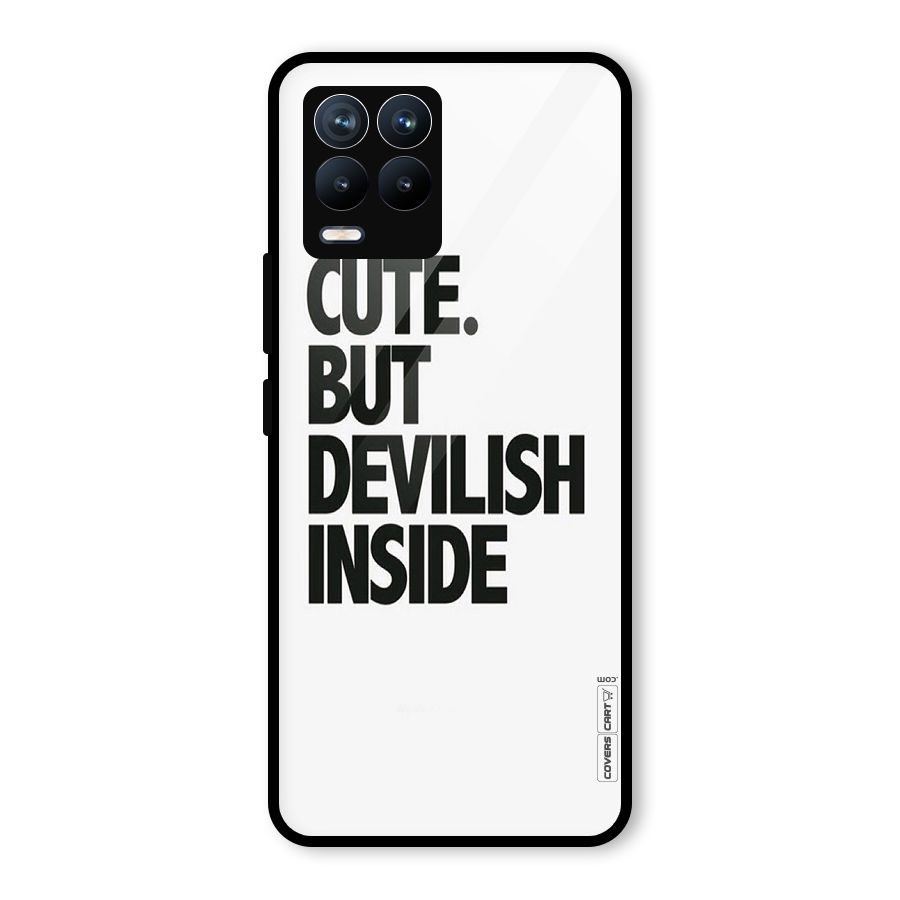 Cute But Devil Glass Back Case for Realme 8