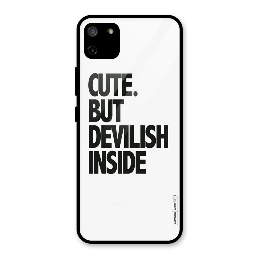Cute But Devil Glass Back Case for Realme C11