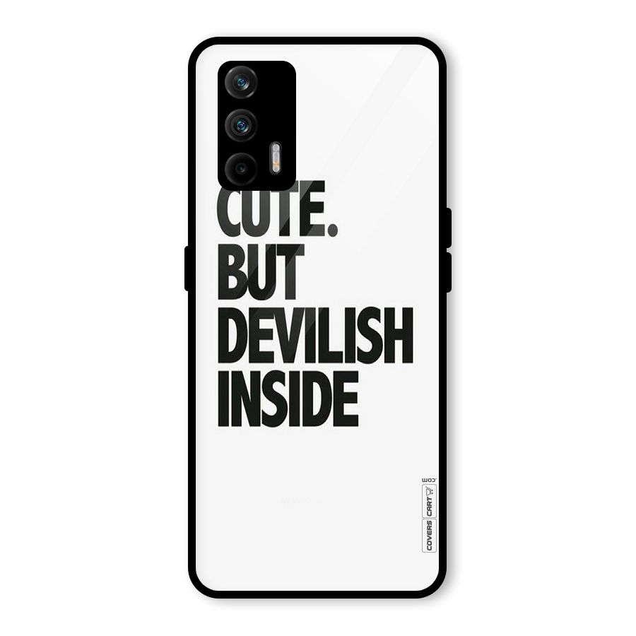 Cute But Devil Glass Back Case for Realme GT 5G