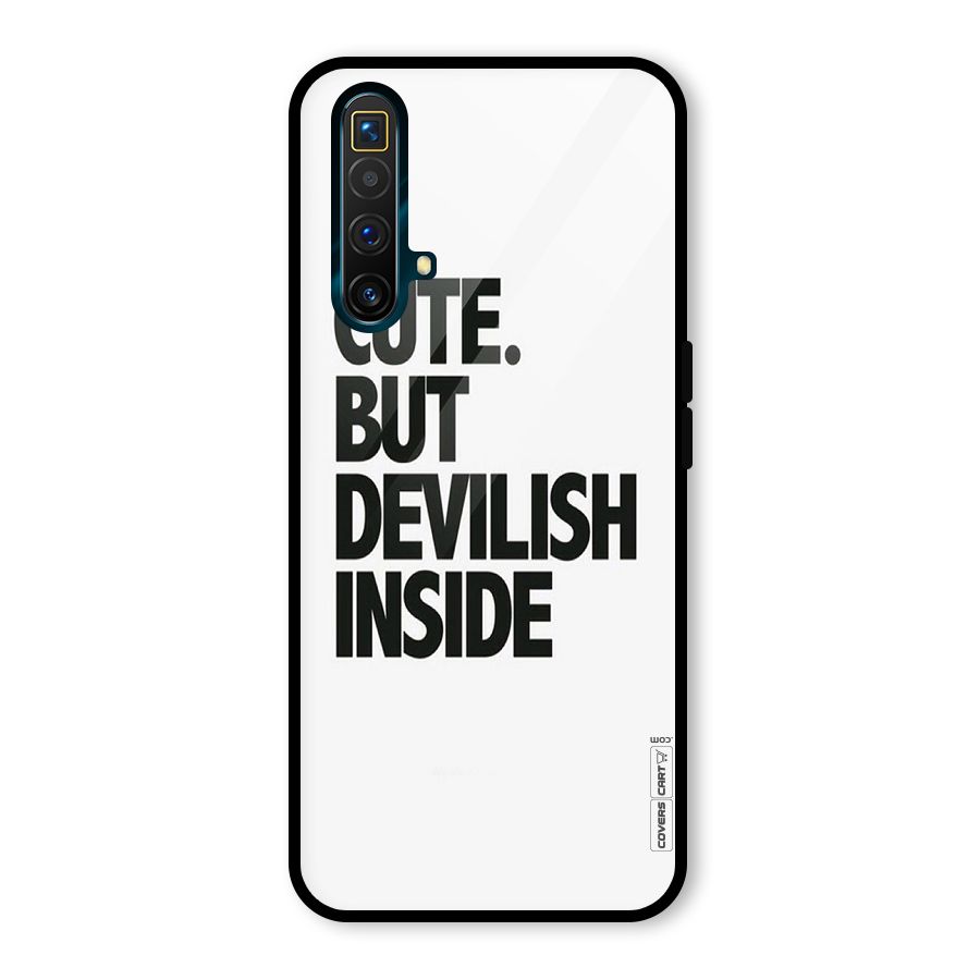 Cute But Devil Glass Back Case for Realme X3
