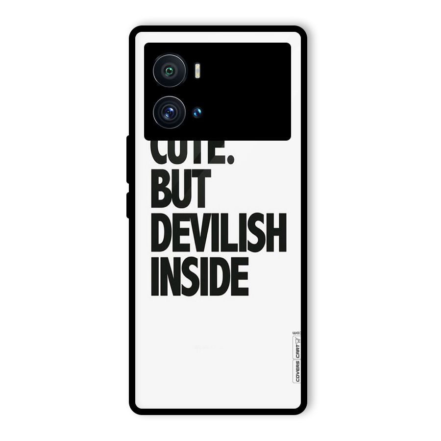 Cute But Devil Glass Back Case for Vivo iQOO 9 Pro