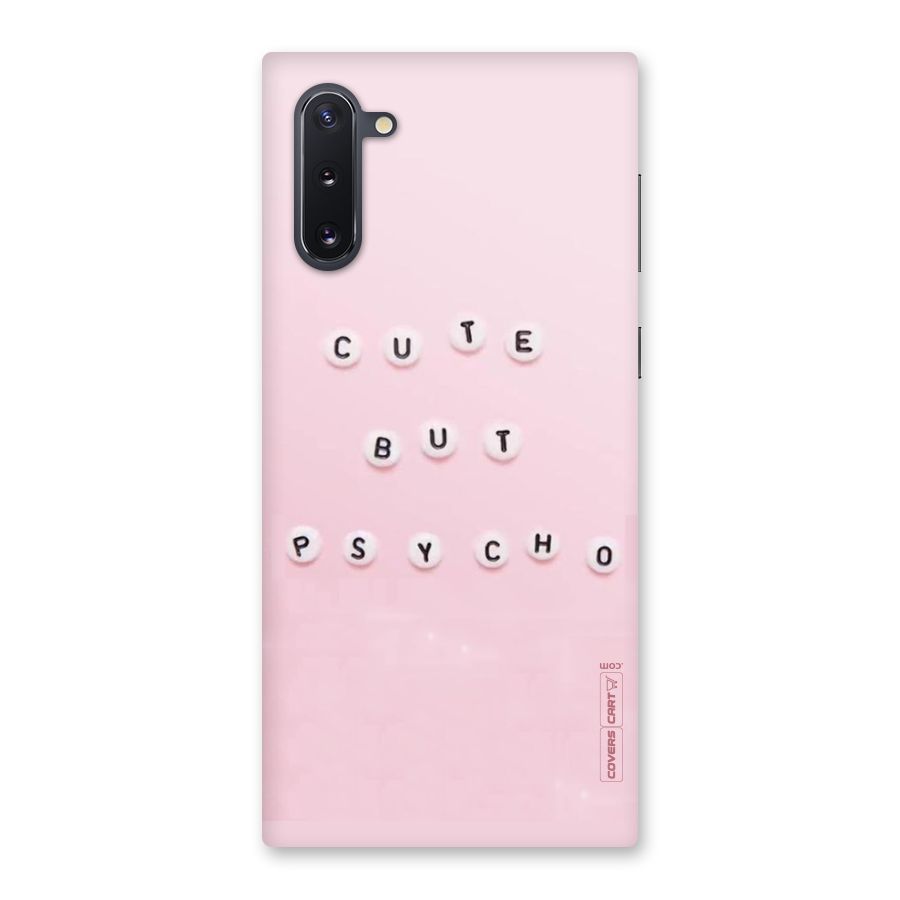 Cute But Psycho Back Case for Galaxy Note 10