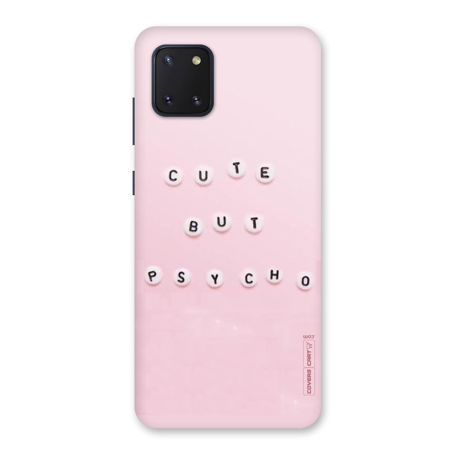 Cute But Psycho Back Case for Galaxy Note 10 Lite