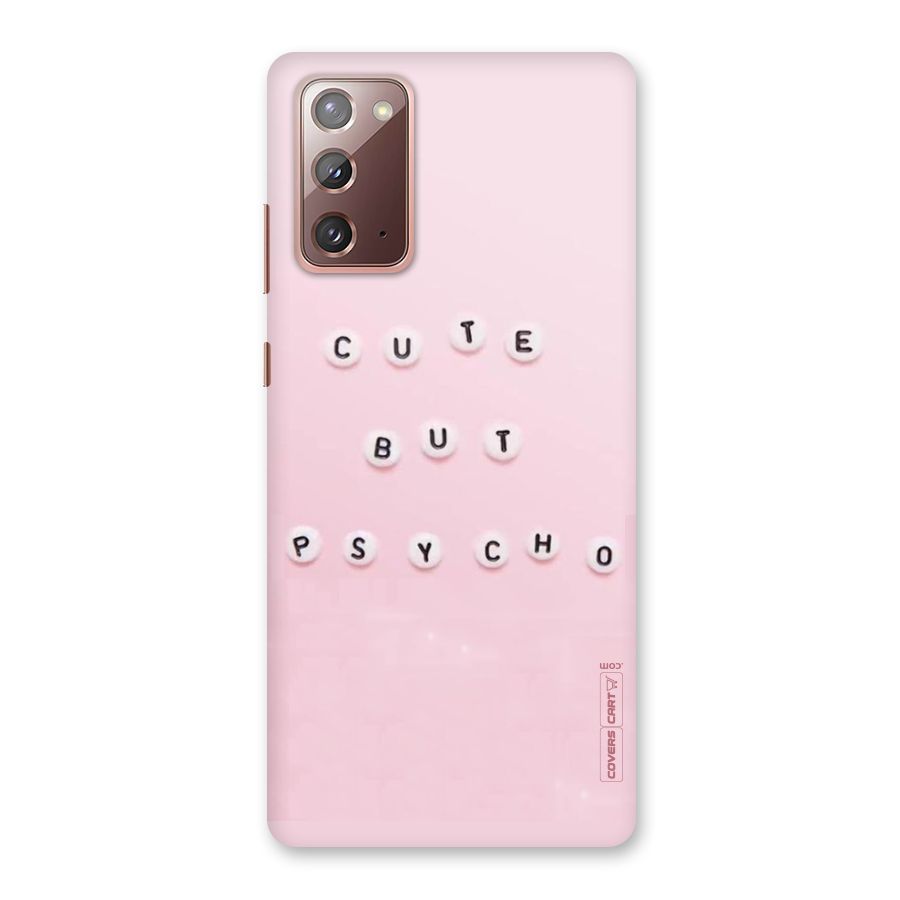 Cute But Psycho Back Case for Galaxy Note 20