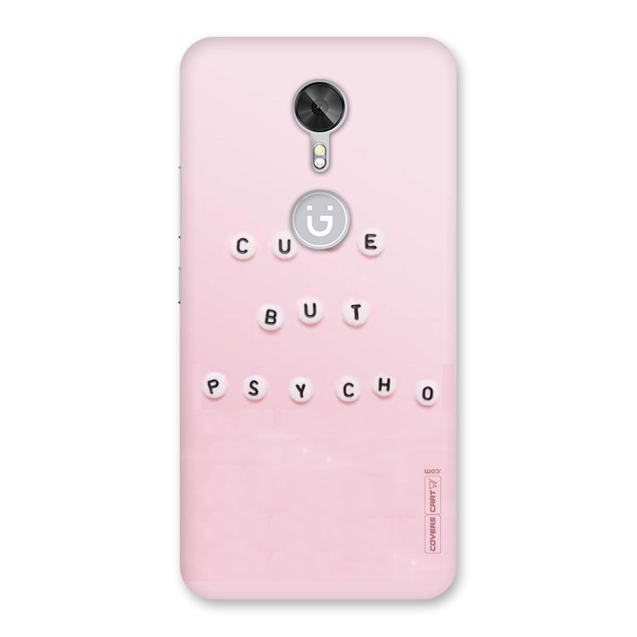 Cute But Psycho Back Case for Gionee A1