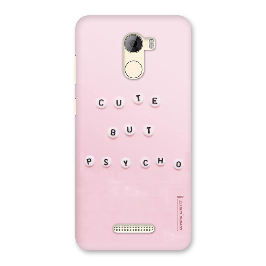 Cute But Psycho Back Case for Gionee A1 LIte