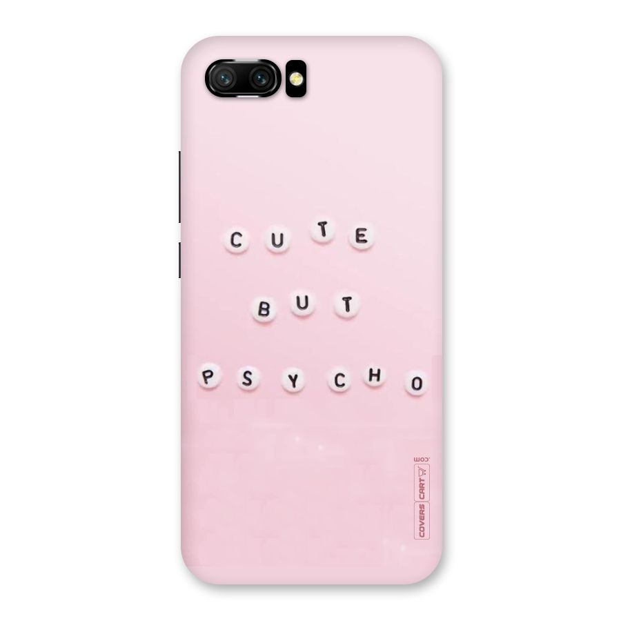 Cute But Psycho Back Case for Honor 10