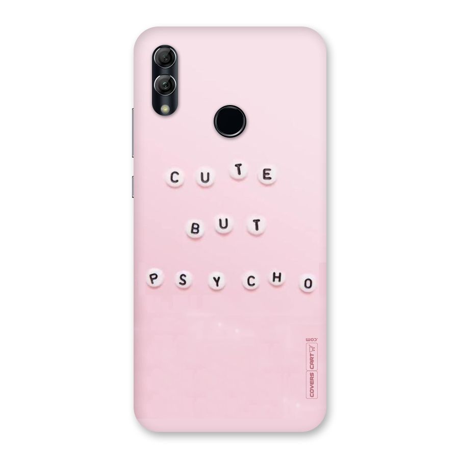 Cute But Psycho Back Case for Honor 10 Lite